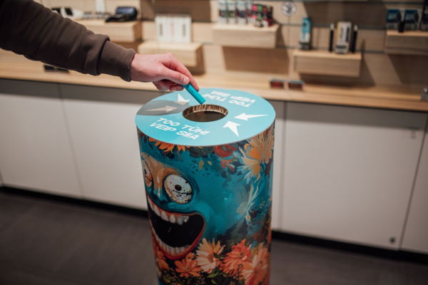 kasutatud e sigarettide kogumine eesti elektroonikaromu