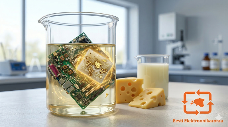 eesti elektroonikaromu vanadest arvutitest kulla saamine ja kogumine