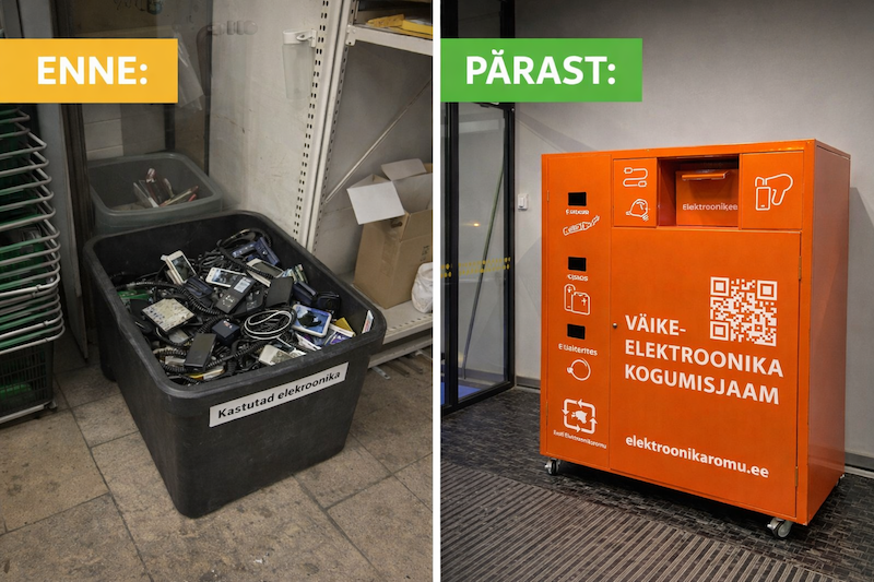 elektroonikajäätmete kogumine eestis