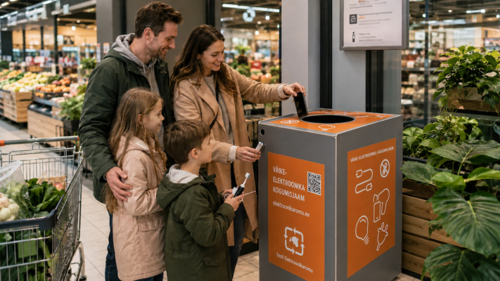 selver väikeelektroonika kogumiskast elektroonikaromu 1