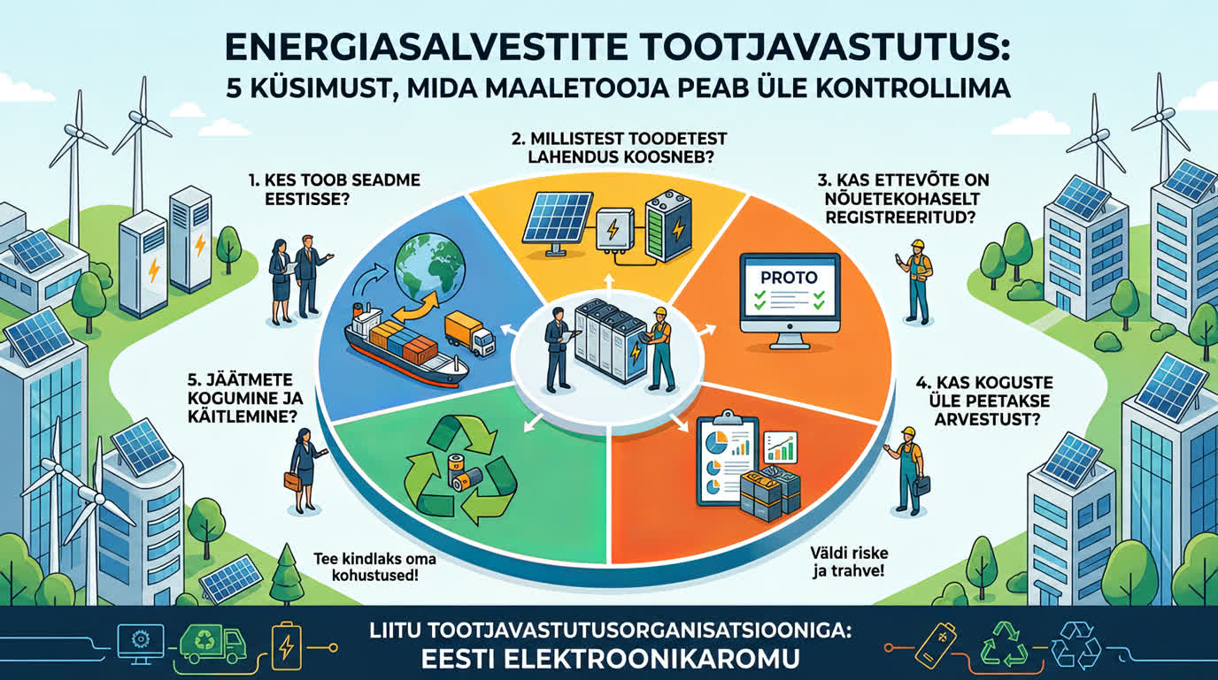 Energiasalvestite tootjavastutus